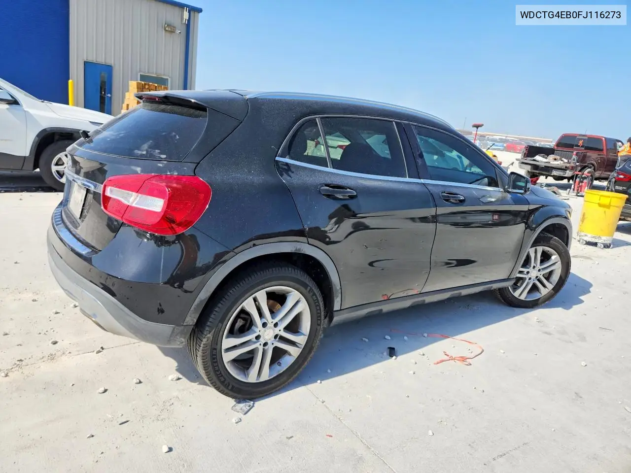 2015 Mercedes-Benz Gla 250 VIN: WDCTG4EB0FJ116273 Lot: 61871216