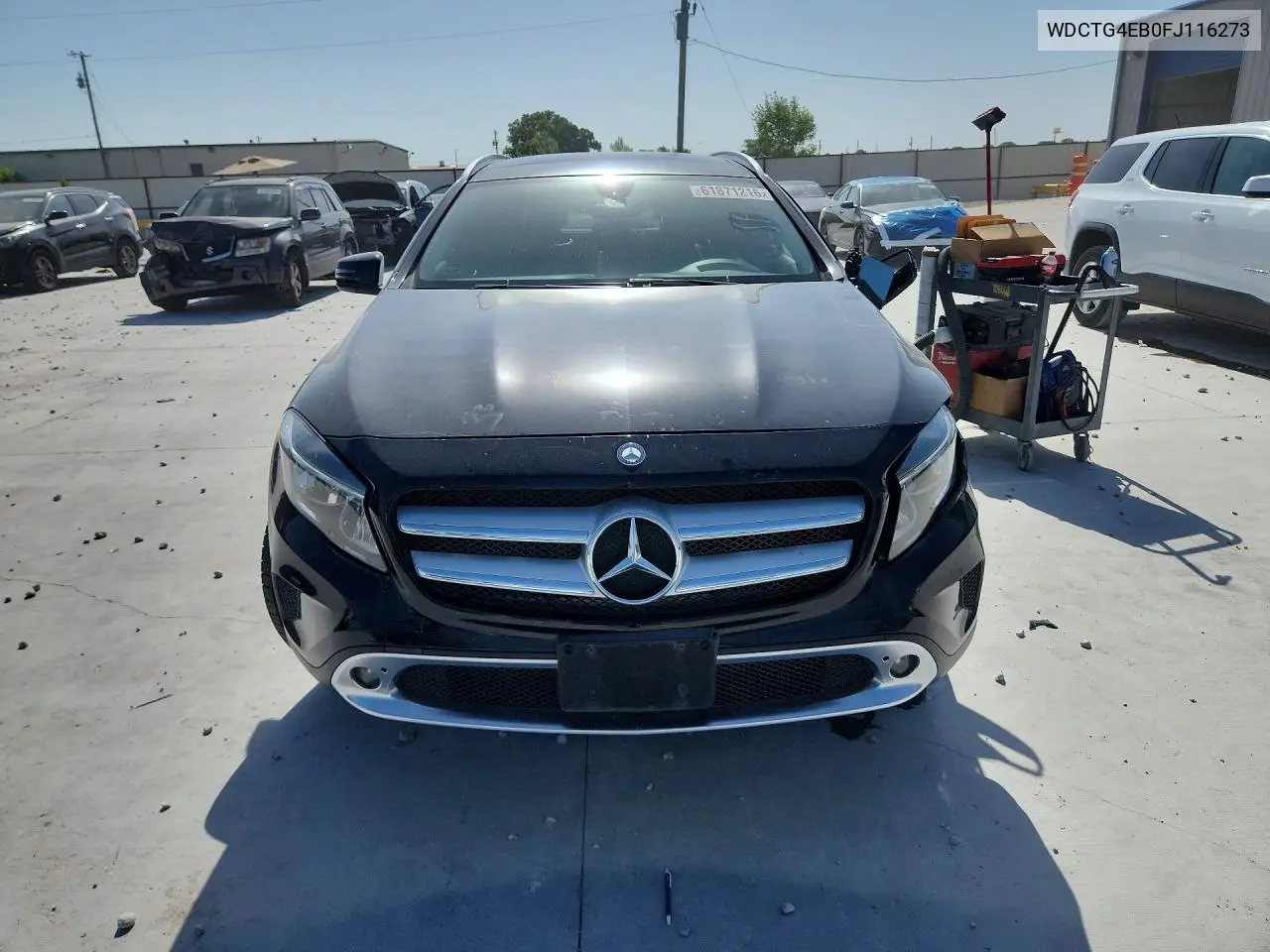 2015 Mercedes-Benz Gla 250 VIN: WDCTG4EB0FJ116273 Lot: 61871216