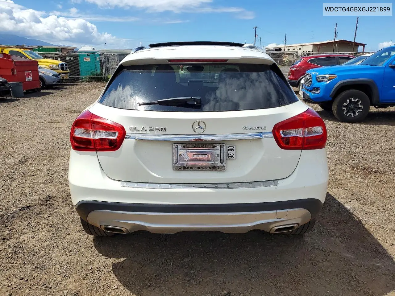 2016 Mercedes-Benz Gla 250 4Matic VIN: WDCTG4GBXGJ221899 Lot: 57351946