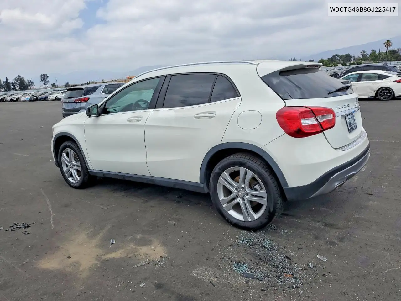 2016 Mercedes-Benz Gla 250 4Matic VIN: WDCTG4GB8GJ225417 Lot: 57858456