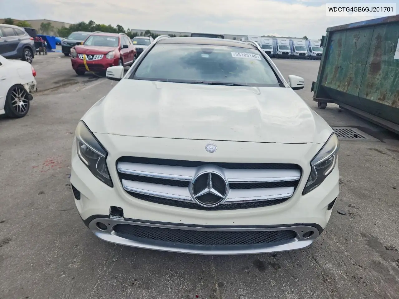 2016 Mercedes-Benz Gla 250 4Matic VIN: WDCTG4GB6GJ201701 Lot: 58183146