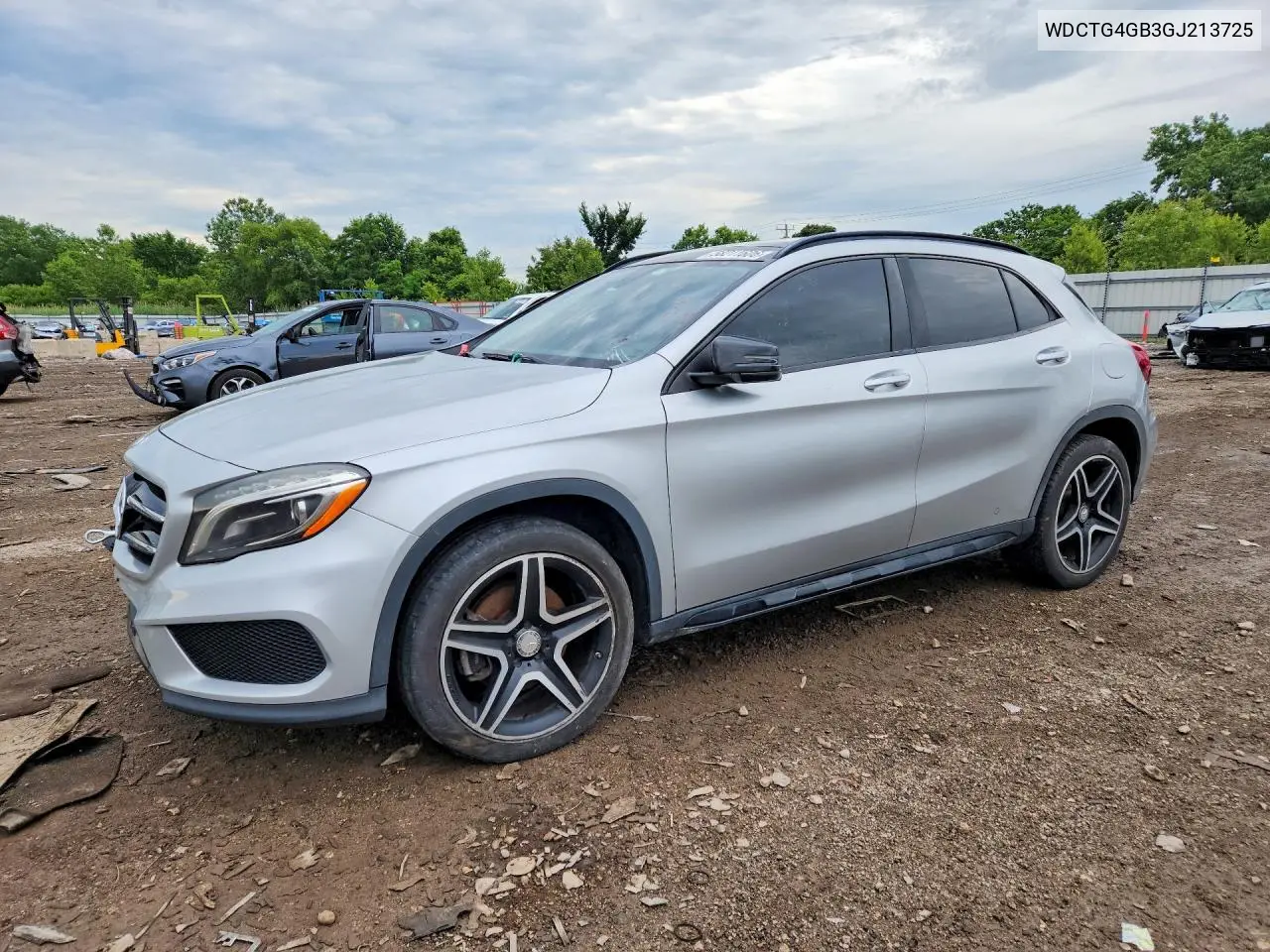 2016 Mercedes-Benz Gla 250 4Matic VIN: WDCTG4GB3GJ213725 Lot: 58211606
