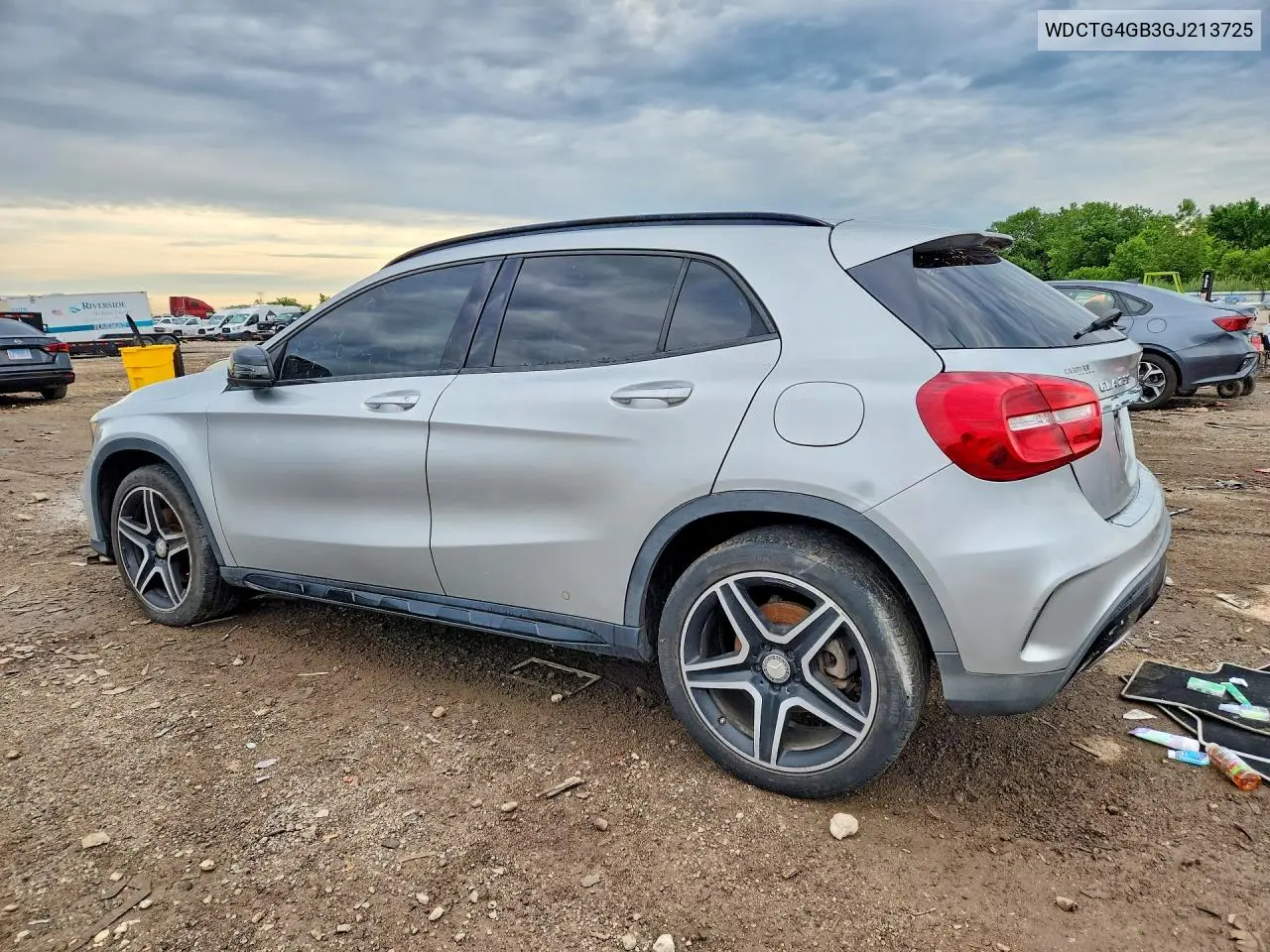 2016 Mercedes-Benz Gla 250 4Matic VIN: WDCTG4GB3GJ213725 Lot: 58211606