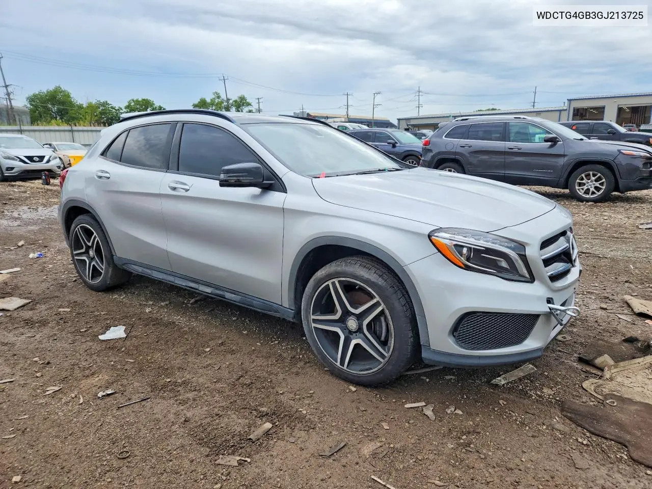 2016 Mercedes-Benz Gla 250 4Matic VIN: WDCTG4GB3GJ213725 Lot: 58211606