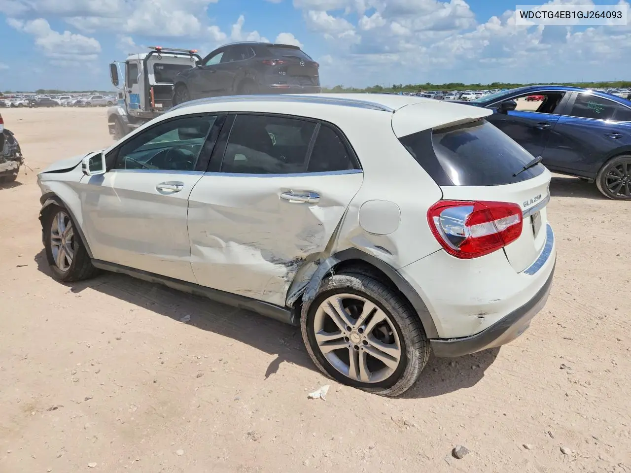 2016 Mercedes-Benz Gla 250 VIN: WDCTG4EB1GJ264093 Lot: 59645456