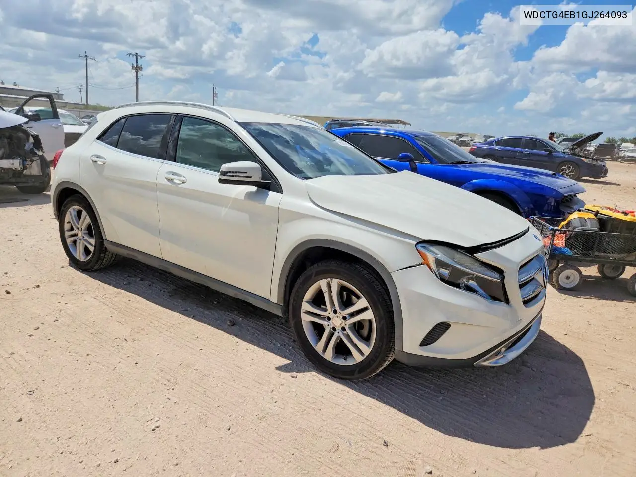 2016 Mercedes-Benz Gla 250 VIN: WDCTG4EB1GJ264093 Lot: 59645456