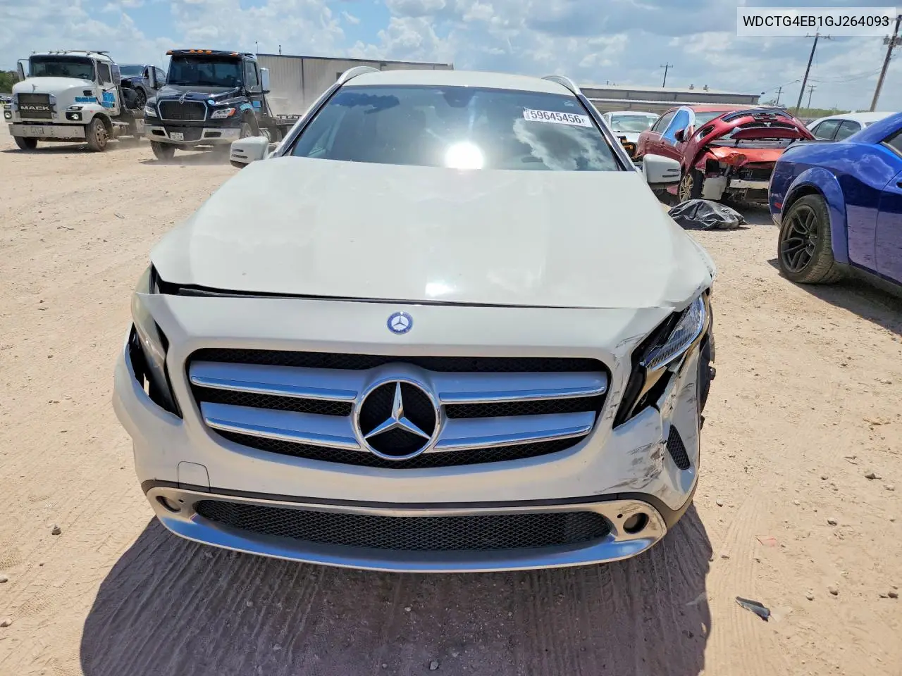 2016 Mercedes-Benz Gla 250 VIN: WDCTG4EB1GJ264093 Lot: 59645456