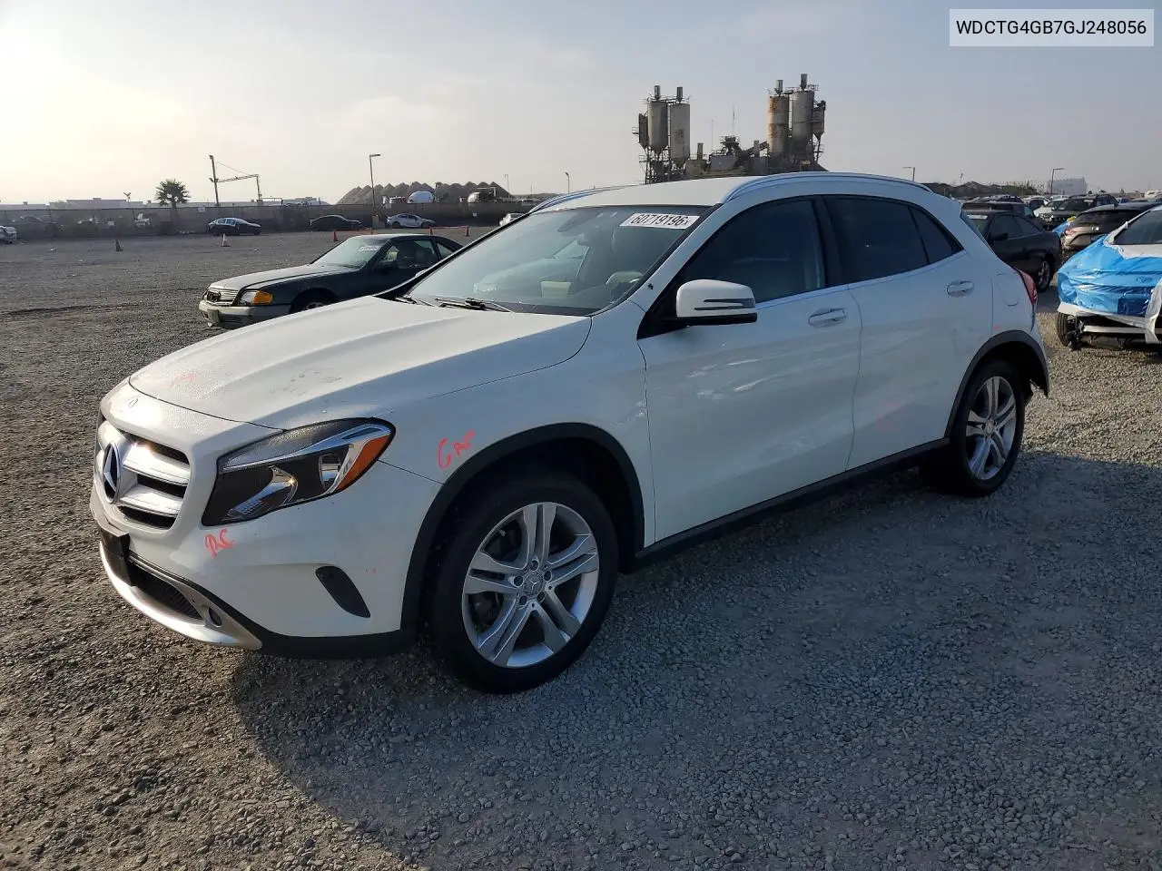 2016 Mercedes-Benz Gla 250 4Matic VIN: WDCTG4GB7GJ248056 Lot: 60719196