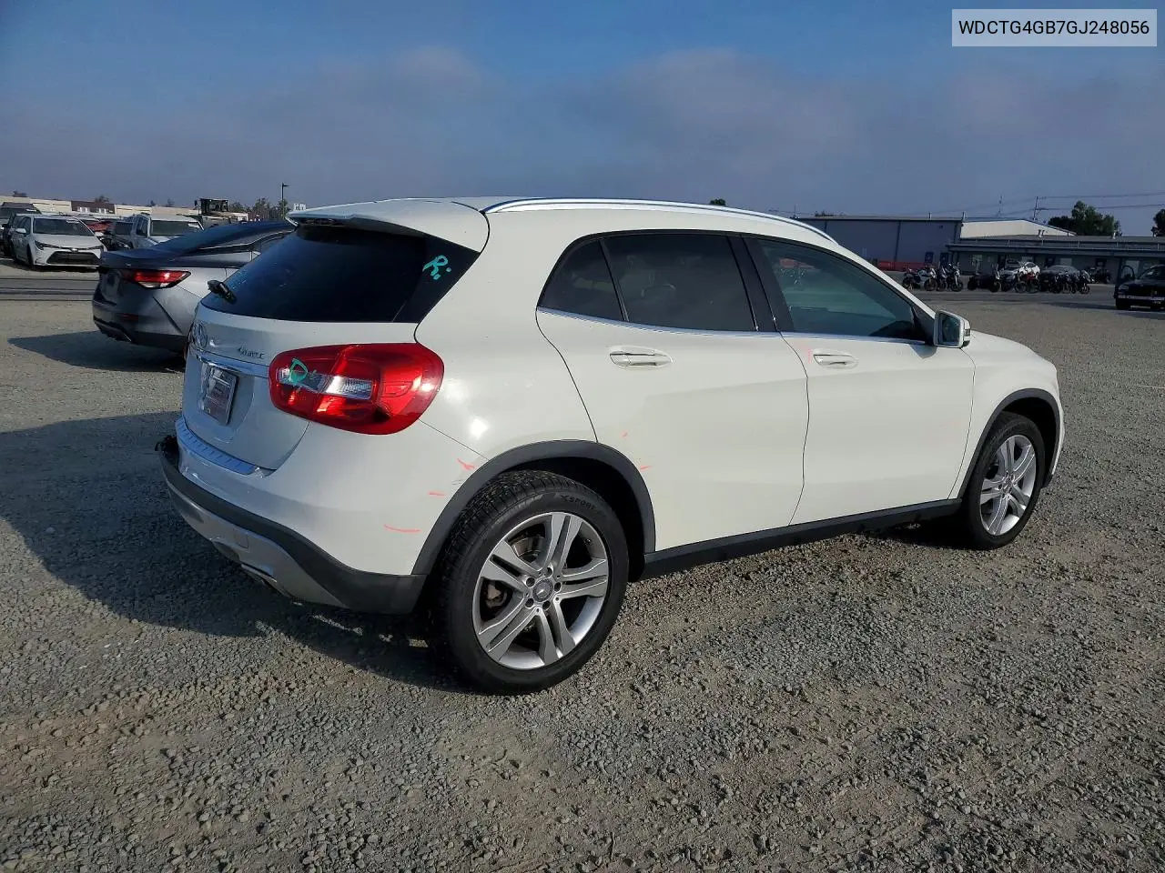 2016 Mercedes-Benz Gla 250 4Matic VIN: WDCTG4GB7GJ248056 Lot: 60719196