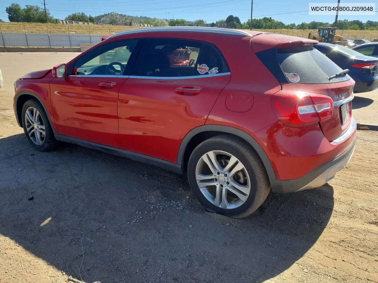 2016 Mercedes-Benz Gla 250 4Matic VIN: WDCTG4GB0GJ209048 Lot: 61152006