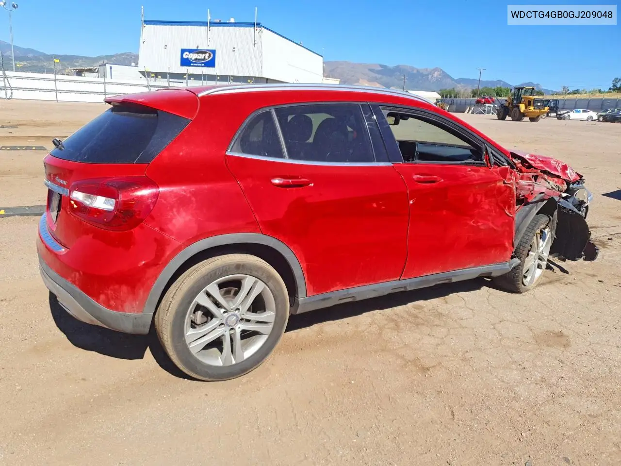 2016 Mercedes-Benz Gla 250 4Matic VIN: WDCTG4GB0GJ209048 Lot: 61152006