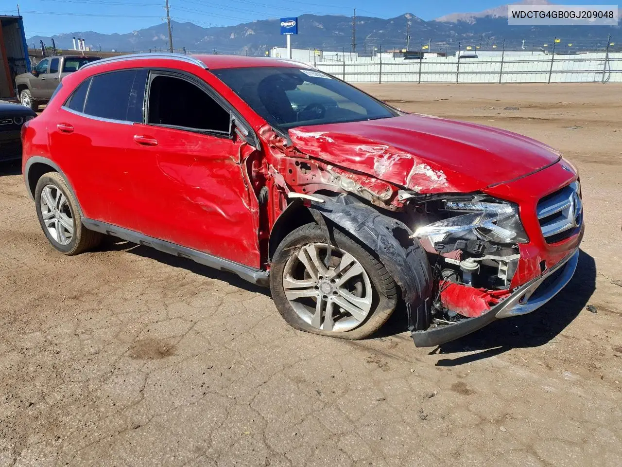 2016 Mercedes-Benz Gla 250 4Matic VIN: WDCTG4GB0GJ209048 Lot: 61152006
