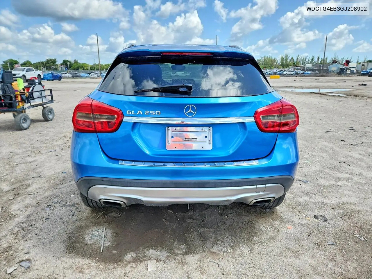 2016 Mercedes-Benz Gla 250 VIN: WDCTG4EB3GJ208902 Lot: 97683505