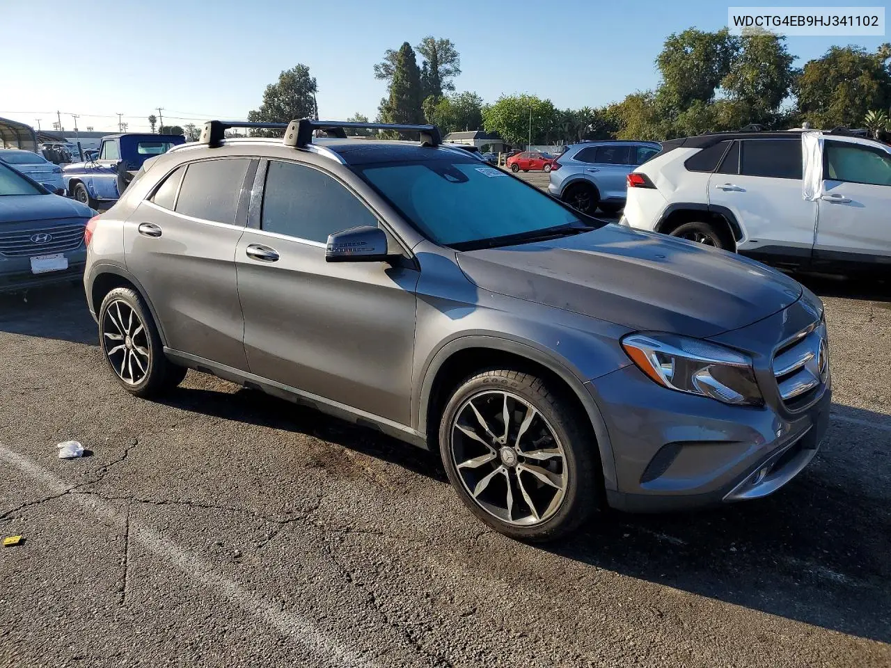 2017 Mercedes-Benz Gla 250 VIN: WDCTG4EB9HJ341102 Lot: 57492836