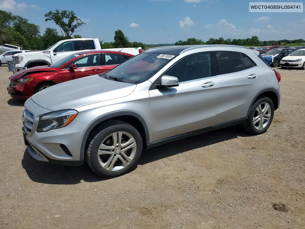 2017 Mercedes-Benz Gla 250 4Matic VIN: WDCTG4GB5HJ304741 Lot: 59678096