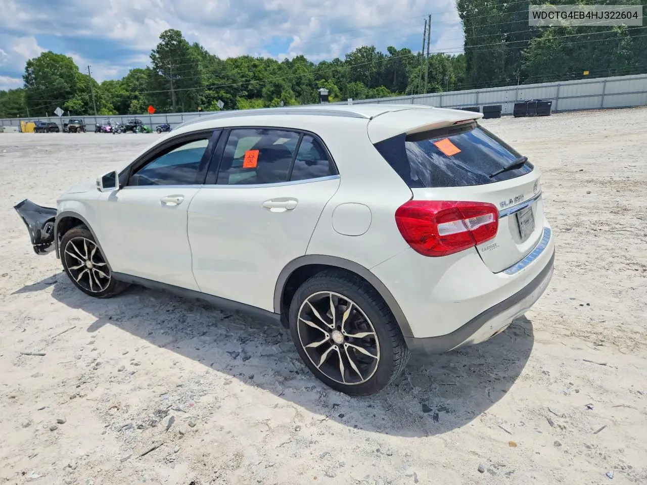 2017 Mercedes-Benz Gla 250 VIN: WDCTG4EB4HJ322604 Lot: 60759466