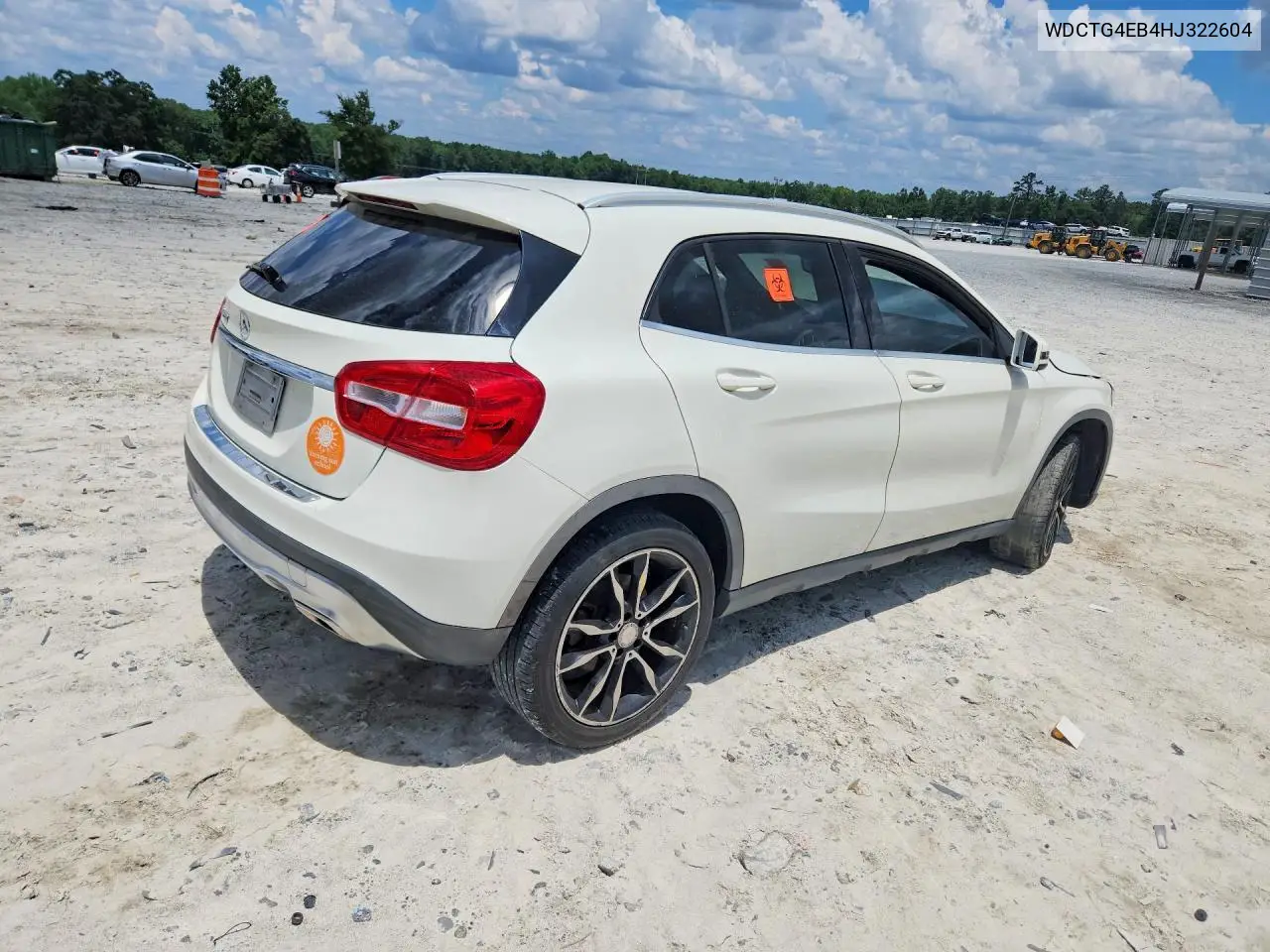 2017 Mercedes-Benz Gla 250 VIN: WDCTG4EB4HJ322604 Lot: 60759466