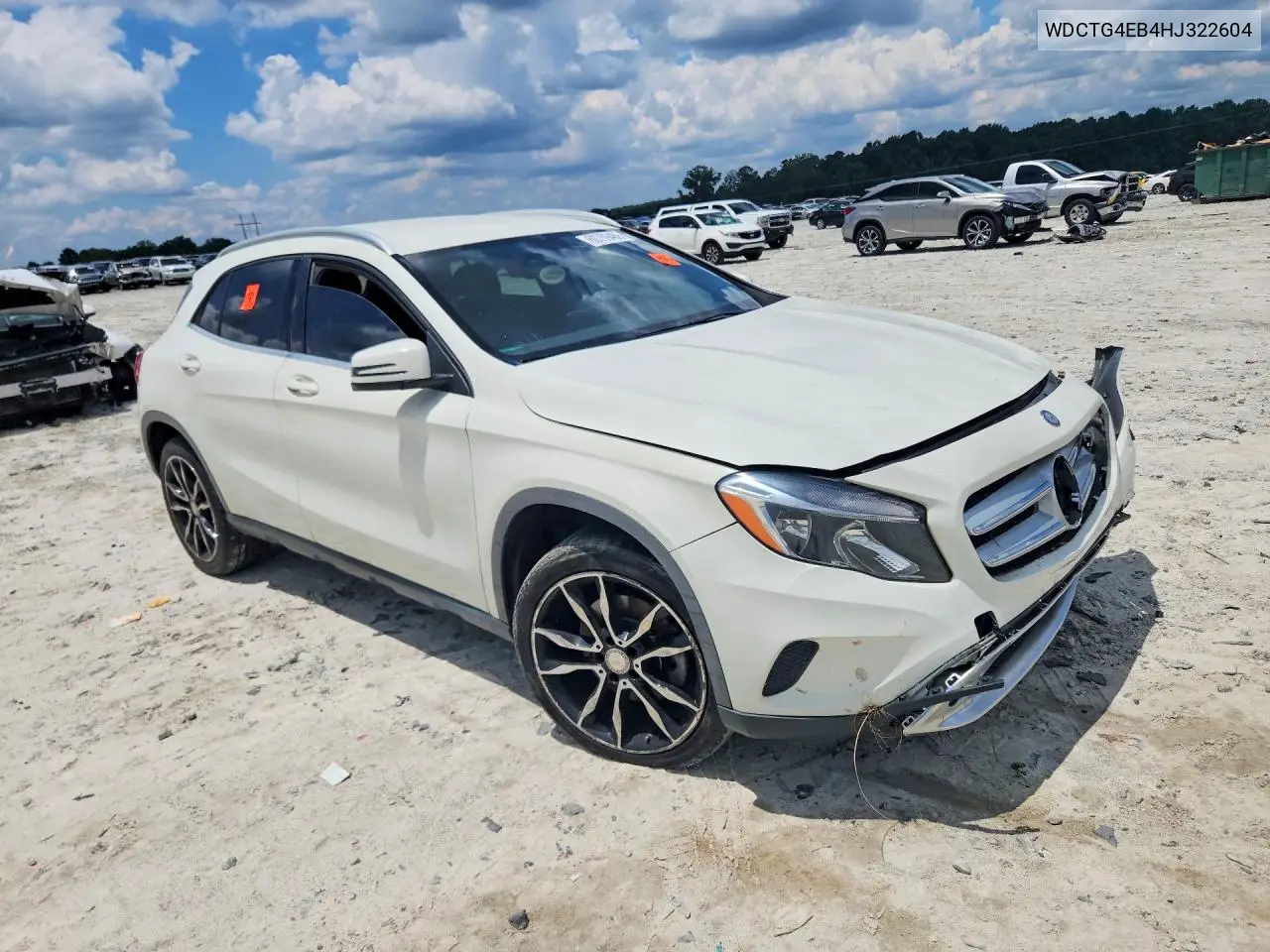 2017 Mercedes-Benz Gla 250 VIN: WDCTG4EB4HJ322604 Lot: 60759466