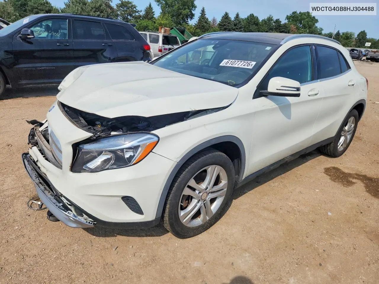 2017 Mercedes-Benz Gla 250 4Matic VIN: WDCTG4GB8HJ304488 Lot: 61077726