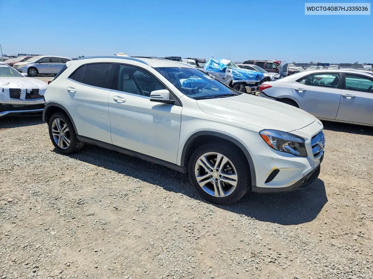 2017 Mercedes-Benz Gla 250 4Matic VIN: WDCTG4GB7HJ335036 Lot: 61379656