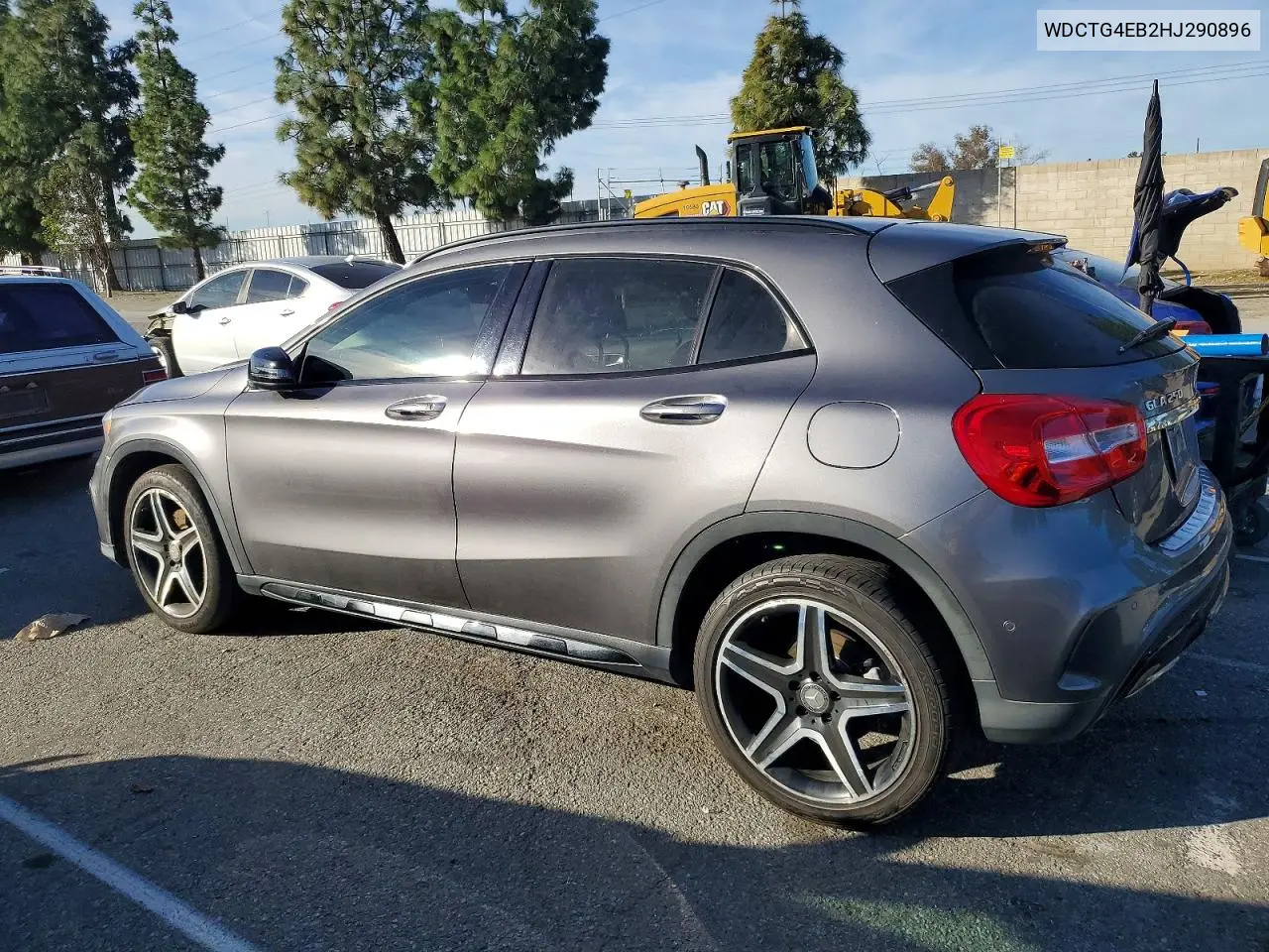 2017 Mercedes-Benz Gla 250 VIN: WDCTG4EB2HJ290896 Lot: 72700185