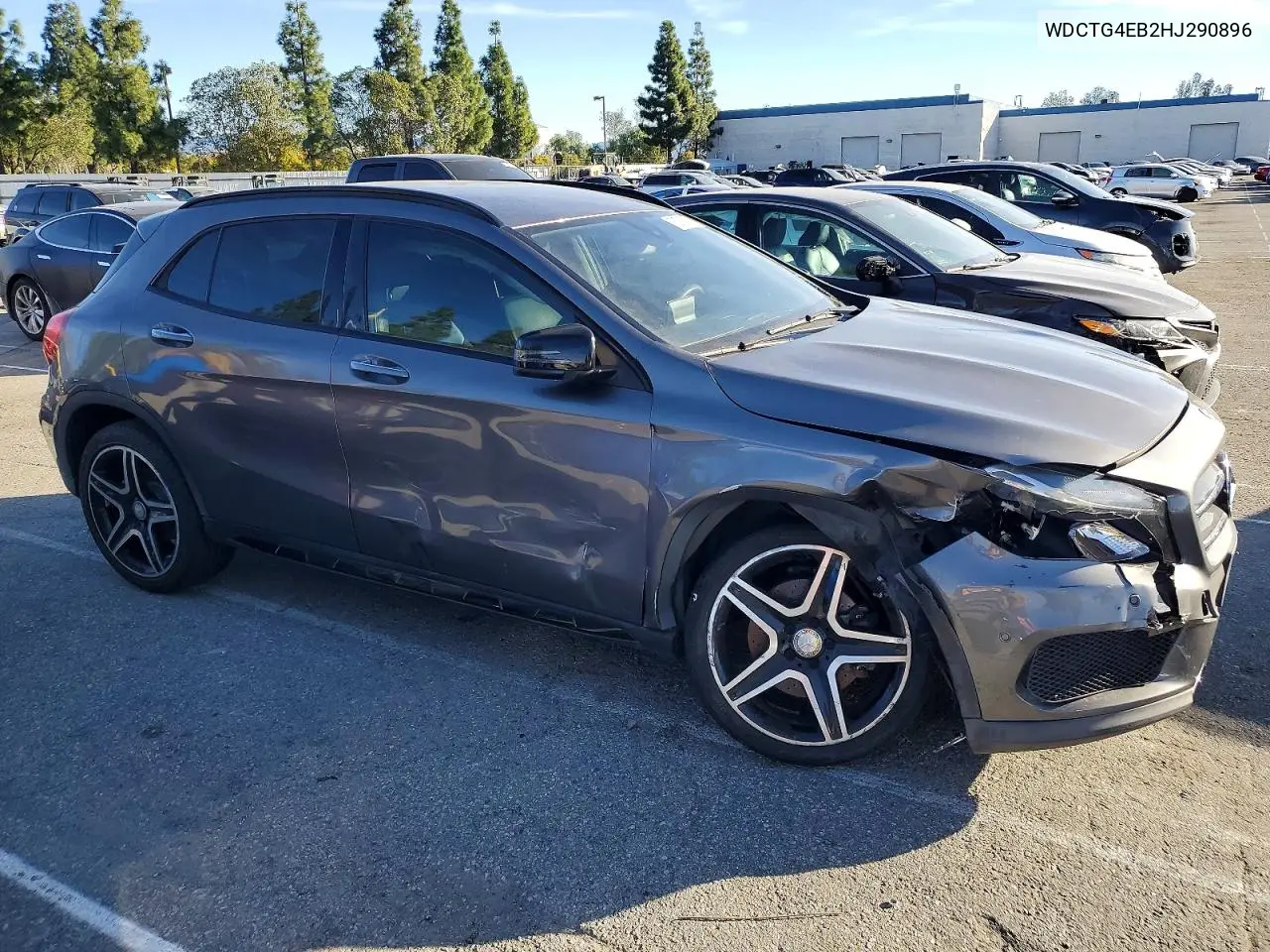 2017 Mercedes-Benz Gla 250 VIN: WDCTG4EB2HJ290896 Lot: 72700185