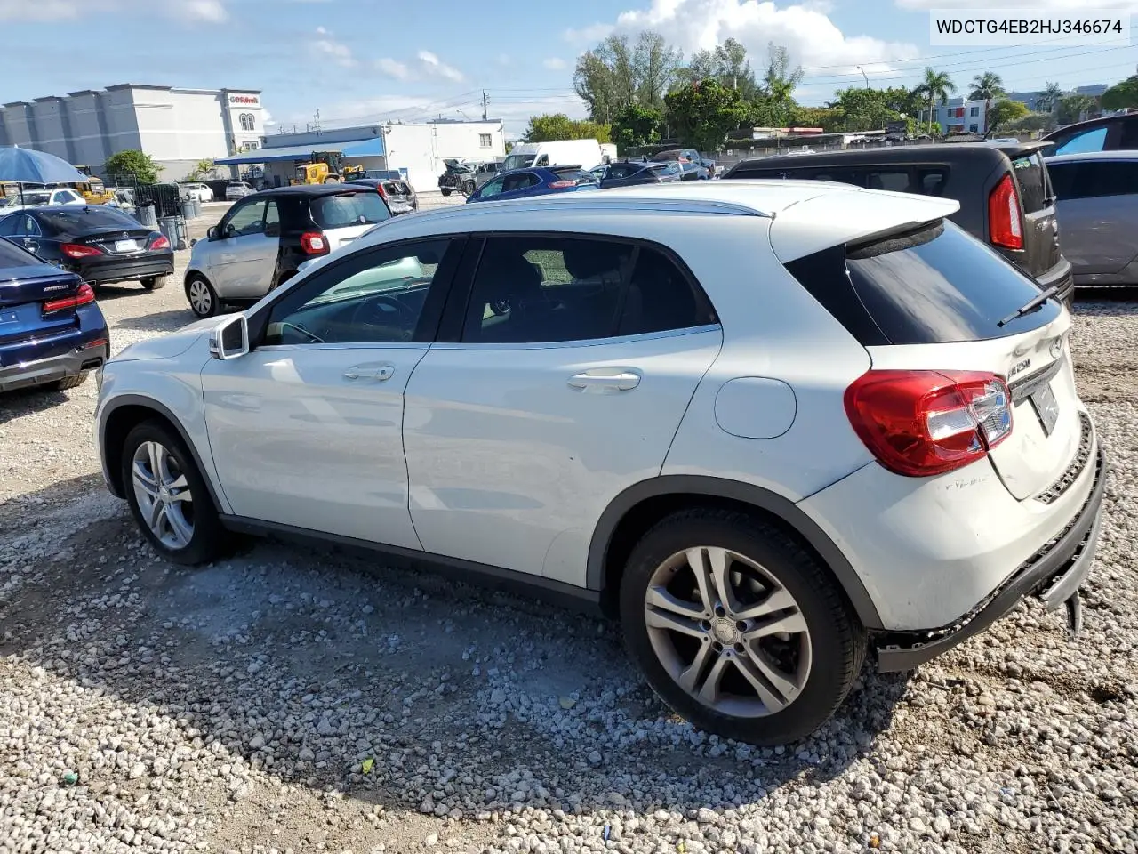 WDCTG4EB2HJ346674 2017 Mercedes-Benz Gla 250