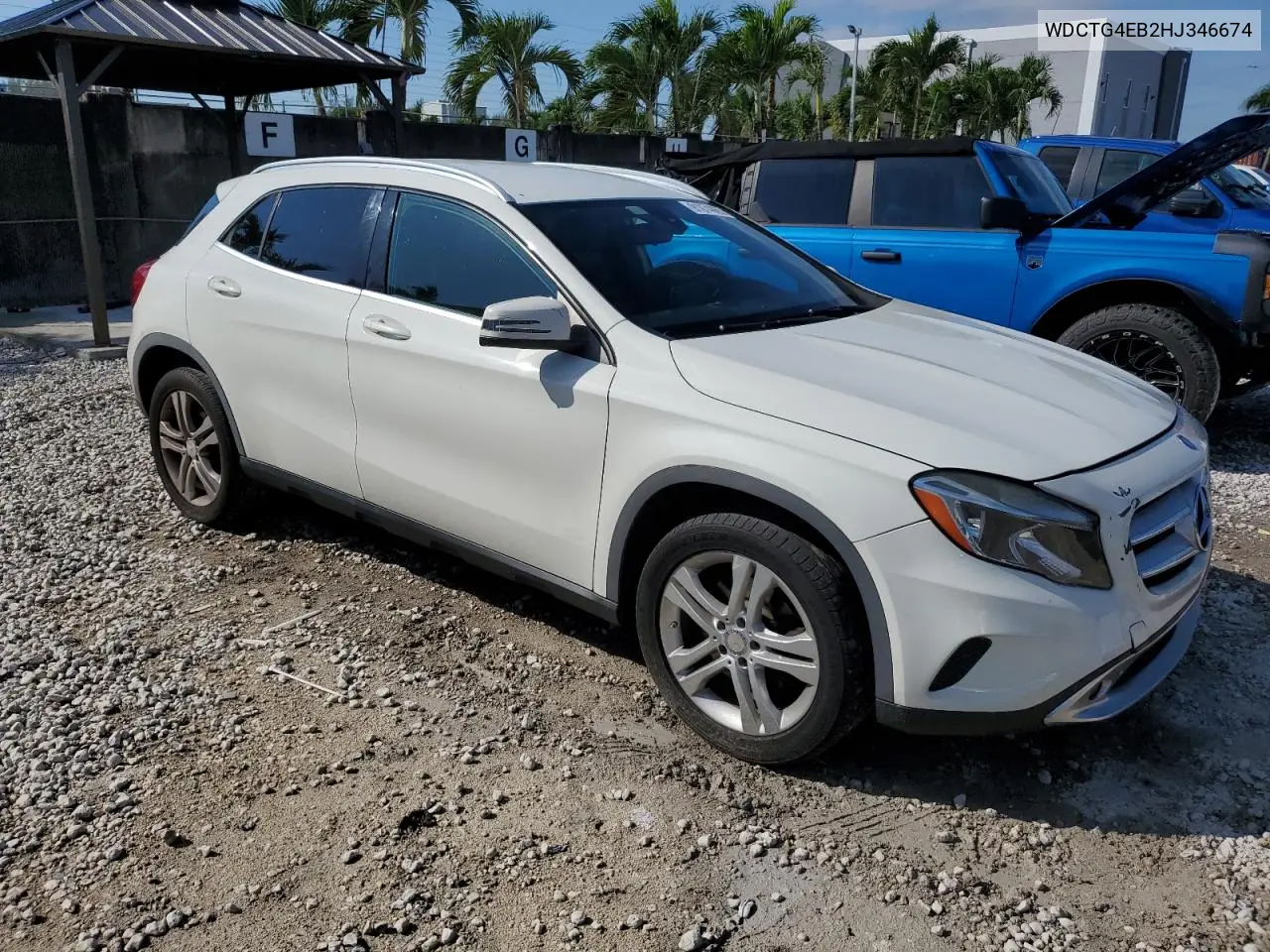 WDCTG4EB2HJ346674 2017 Mercedes-Benz Gla 250