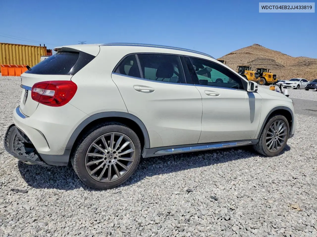 2018 Mercedes-Benz Gla 250 VIN: WDCTG4EB2JJ433819 Lot: 56699456