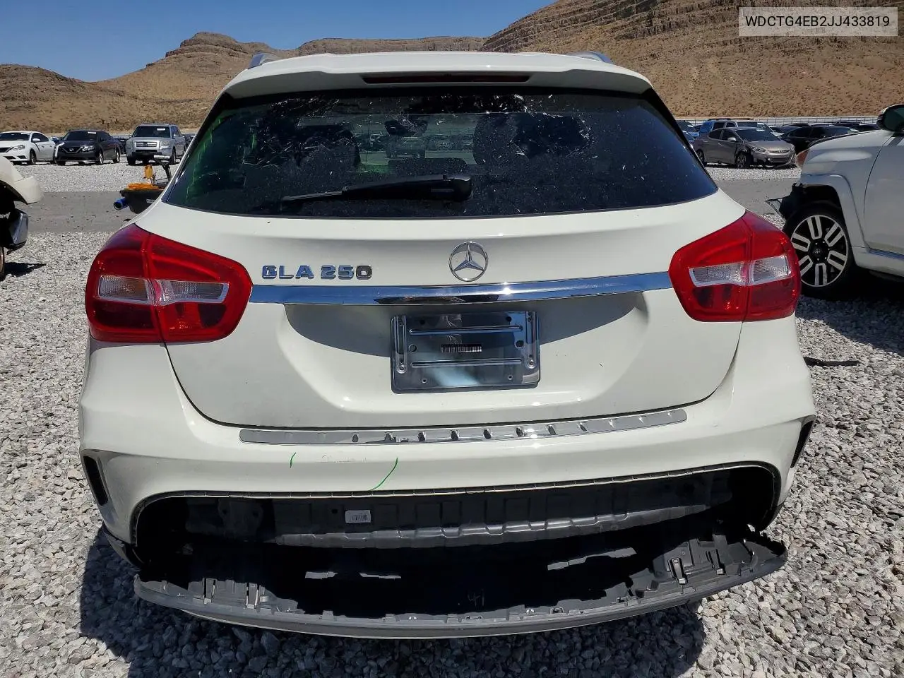2018 Mercedes-Benz Gla 250 VIN: WDCTG4EB2JJ433819 Lot: 56699456
