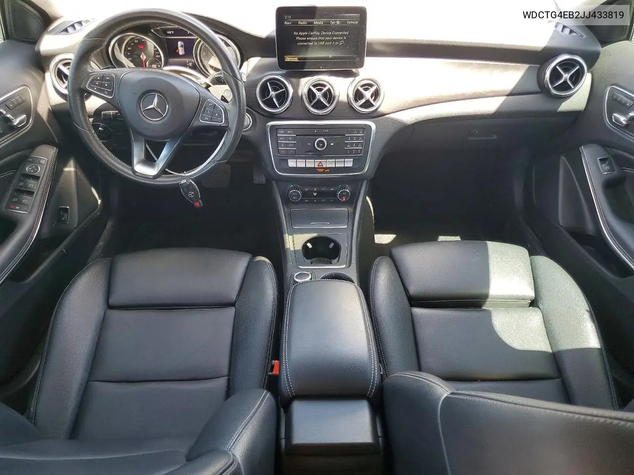 2018 Mercedes-Benz Gla 250 VIN: WDCTG4EB2JJ433819 Lot: 56699456