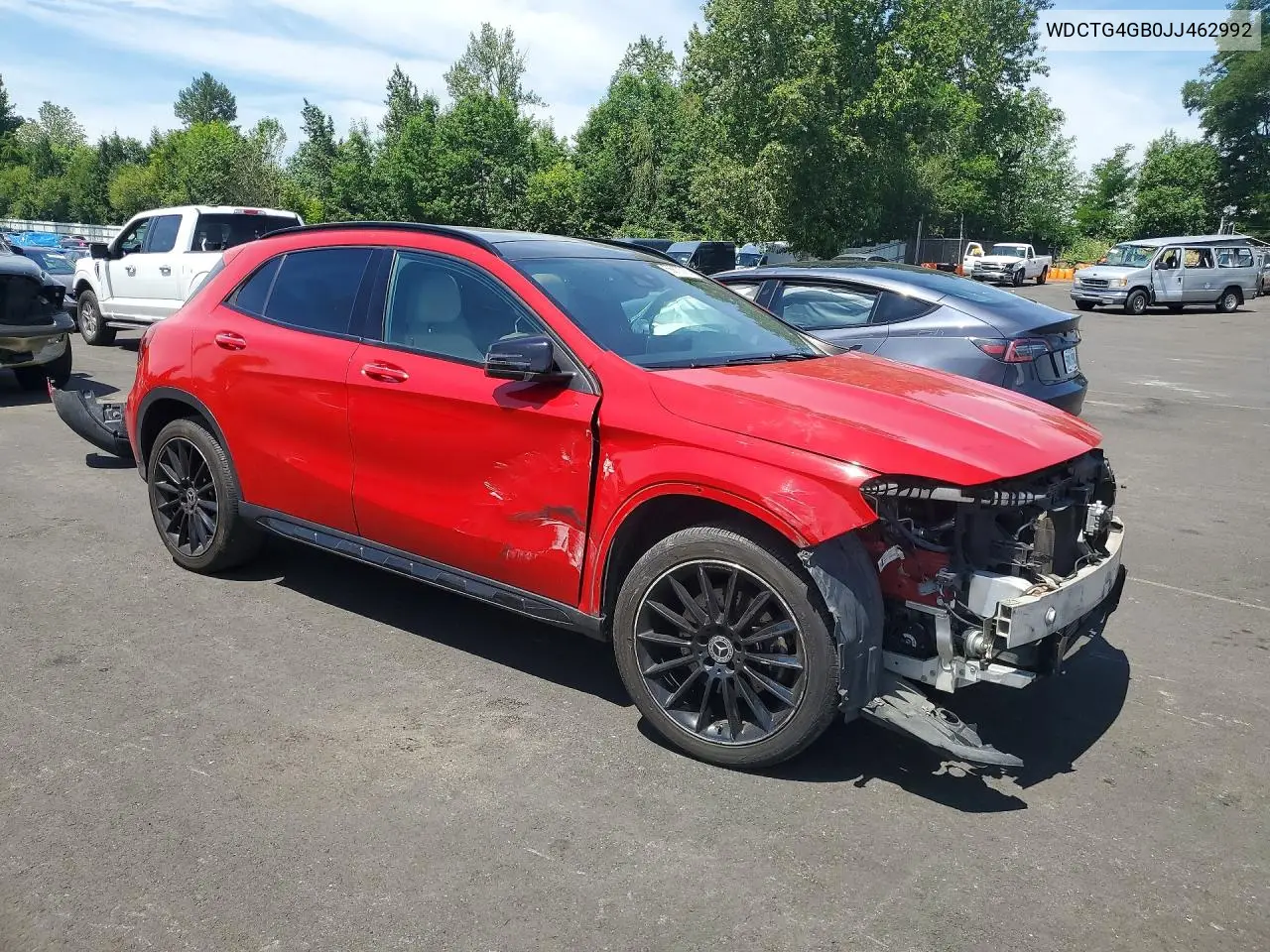 2018 Mercedes-Benz Gla 250 4Matic VIN: WDCTG4GB0JJ462992 Lot: 56872016