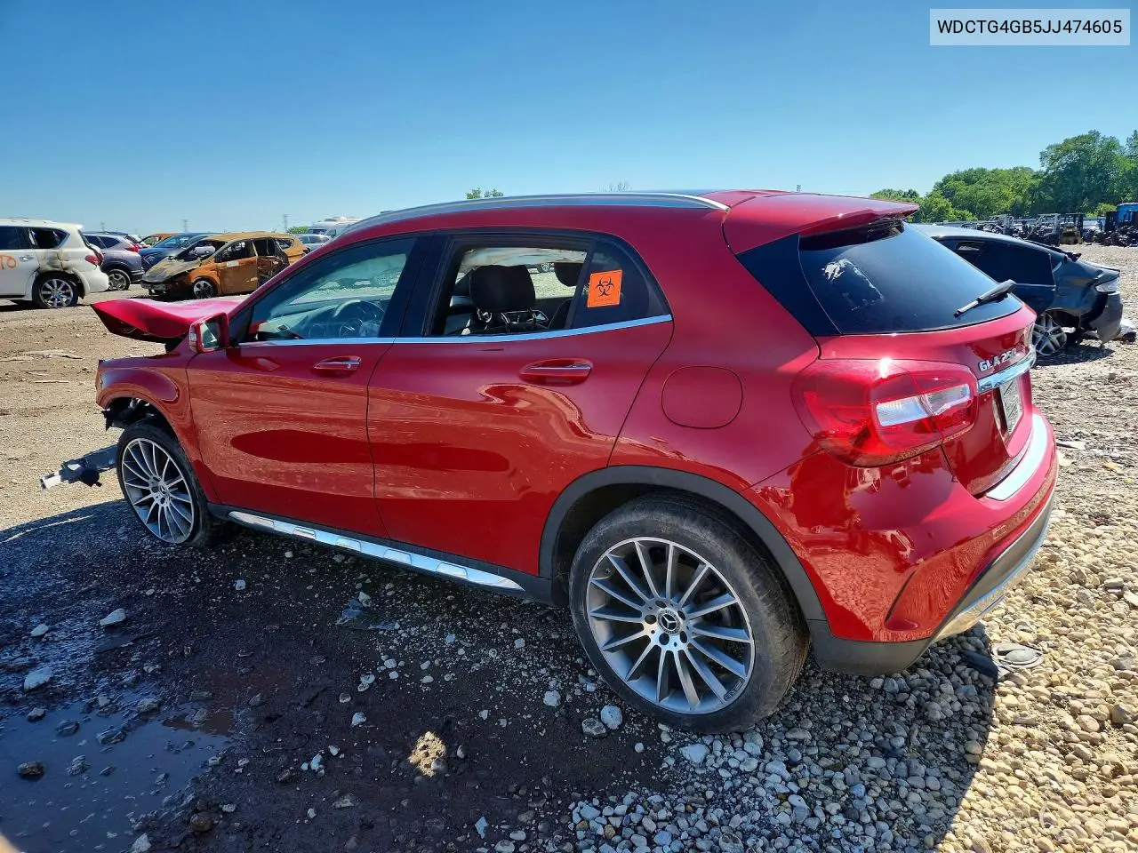 2018 Mercedes-Benz Gla 250 4Matic VIN: WDCTG4GB5JJ474605 Lot: 57116996