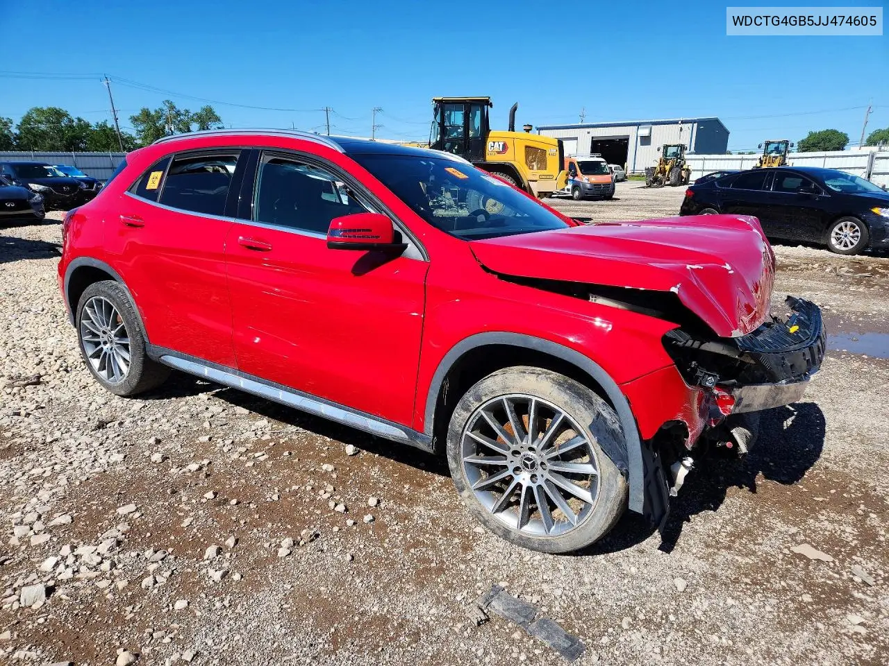 2018 Mercedes-Benz Gla 250 4Matic VIN: WDCTG4GB5JJ474605 Lot: 57116996