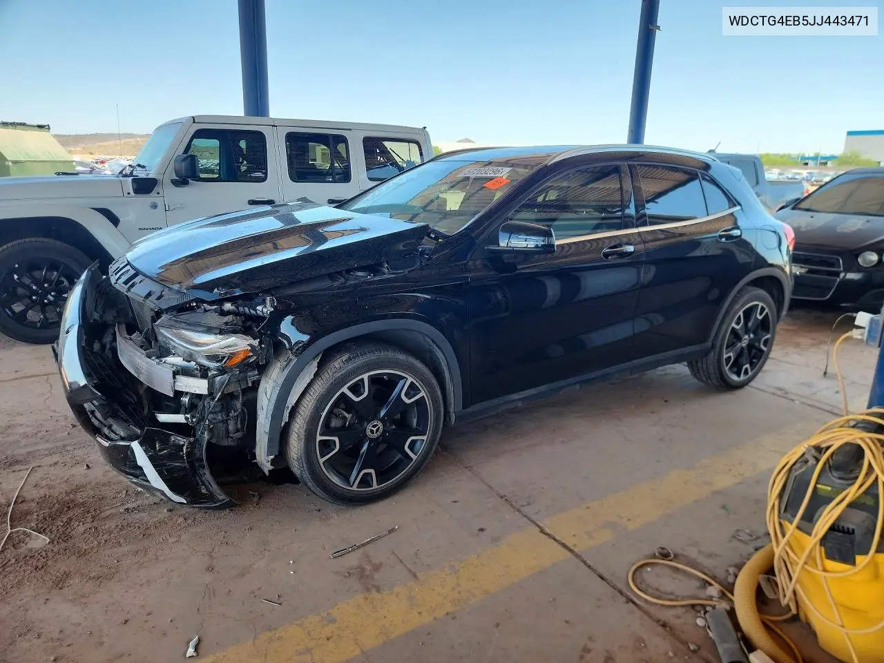 2018 Mercedes-Benz Gla 250 VIN: WDCTG4EB5JJ443471 Lot: 57203296