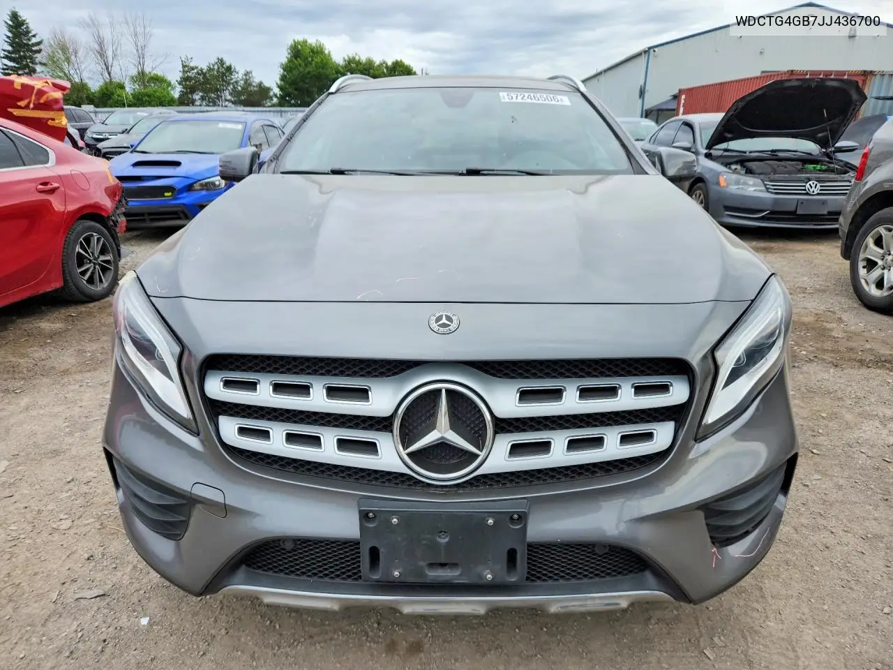 2018 Mercedes-Benz Gla 250 4Matic VIN: WDCTG4GB7JJ436700 Lot: 57246506