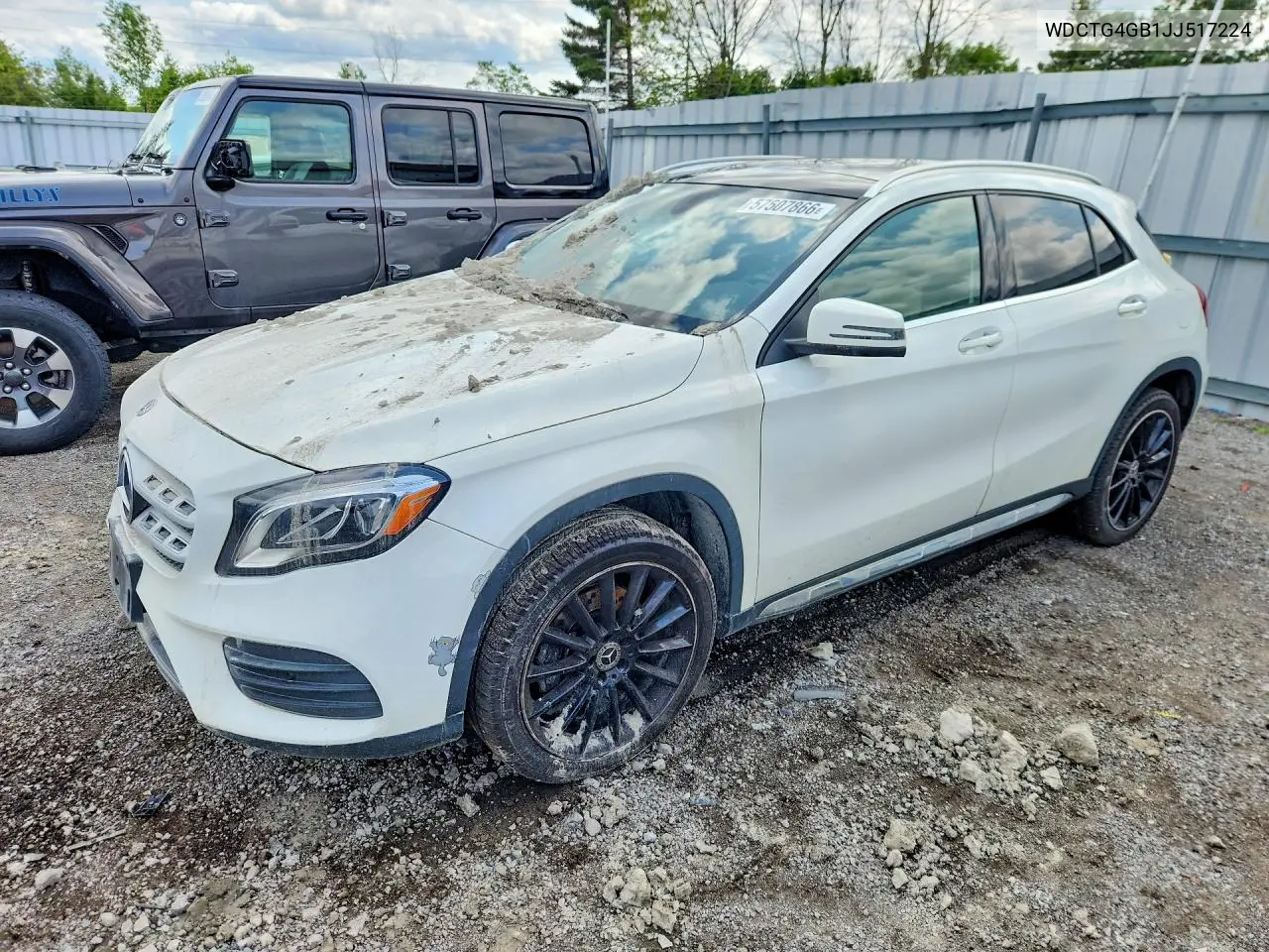 WDCTG4GB1JJ517224 2018 Mercedes-Benz Gla 250 4Matic