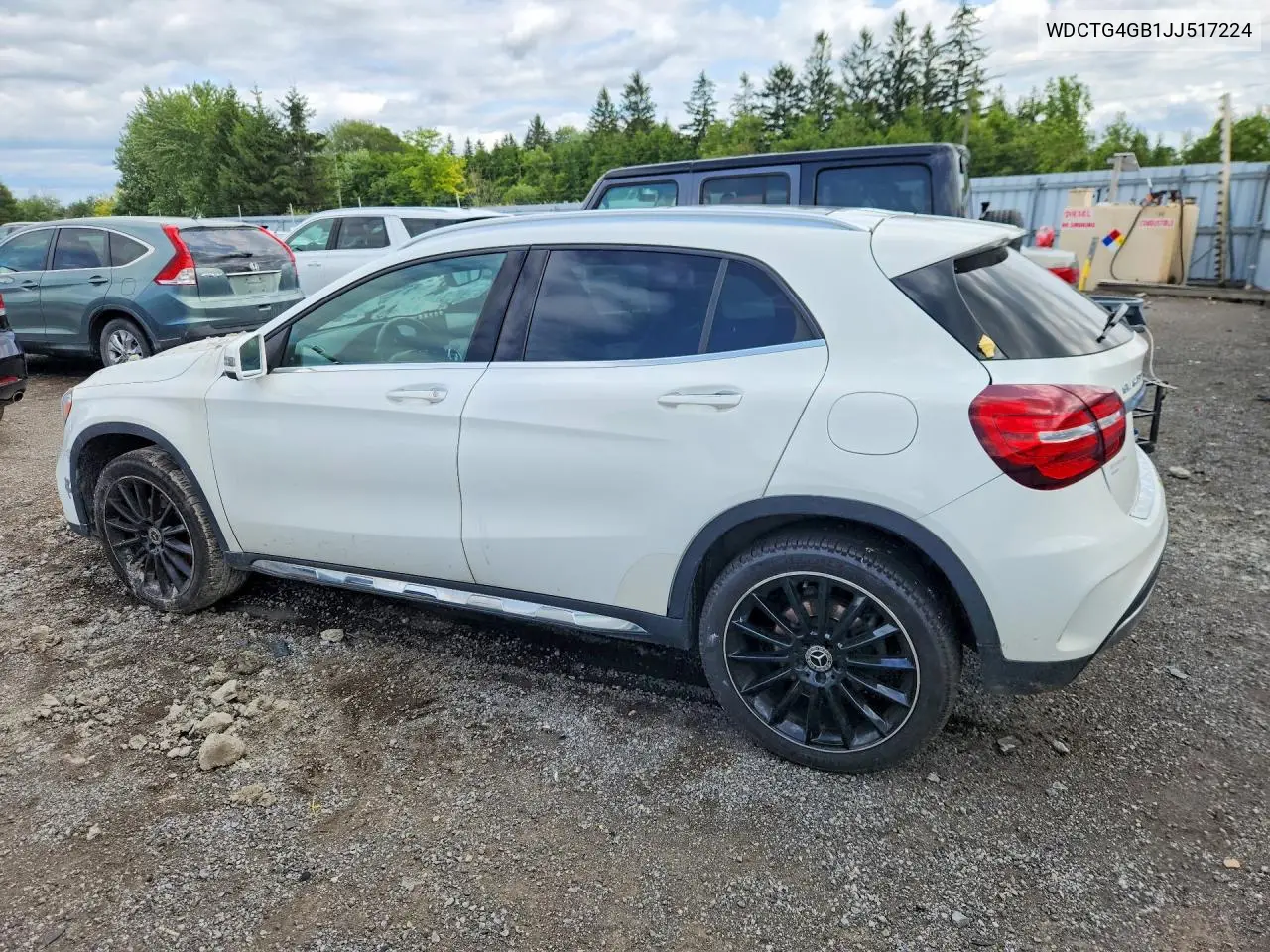 WDCTG4GB1JJ517224 2018 Mercedes-Benz Gla 250 4Matic