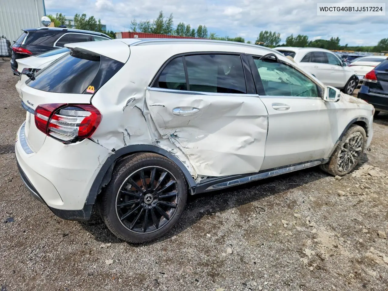 WDCTG4GB1JJ517224 2018 Mercedes-Benz Gla 250 4Matic