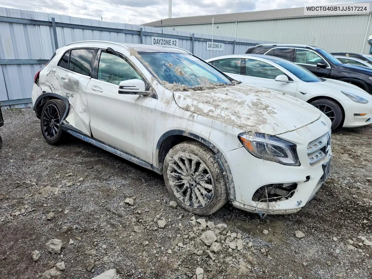 WDCTG4GB1JJ517224 2018 Mercedes-Benz Gla 250 4Matic