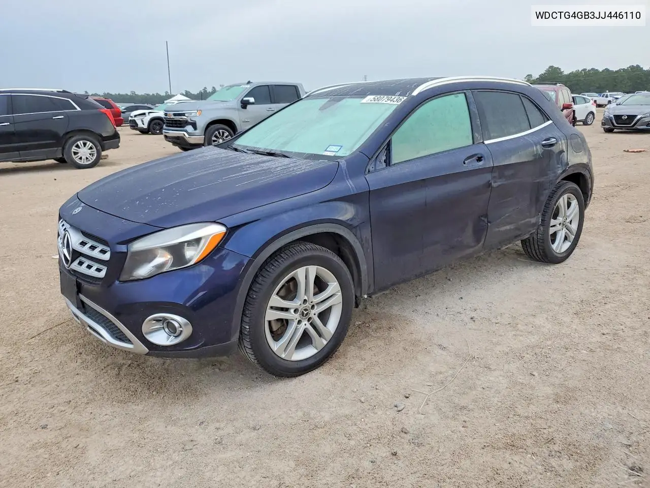 2018 Mercedes-Benz Gla 250 4Matic VIN: WDCTG4GB3JJ446110 Lot: 58079436