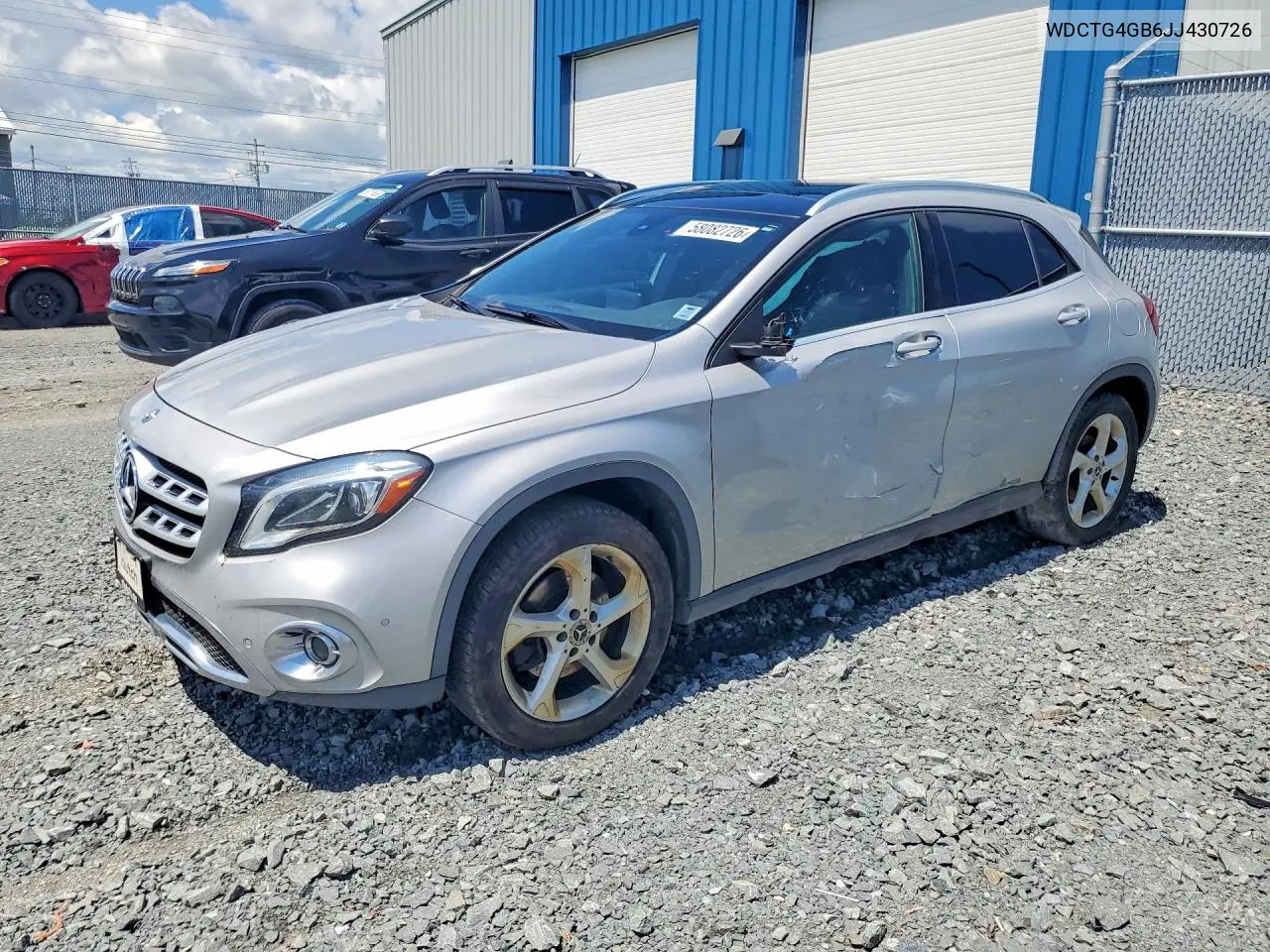 2018 Mercedes-Benz Gla 250 4Matic VIN: WDCTG4GB6JJ430726 Lot: 58082726