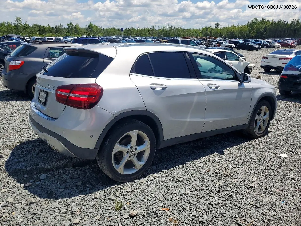 2018 Mercedes-Benz Gla 250 4Matic VIN: WDCTG4GB6JJ430726 Lot: 58082726