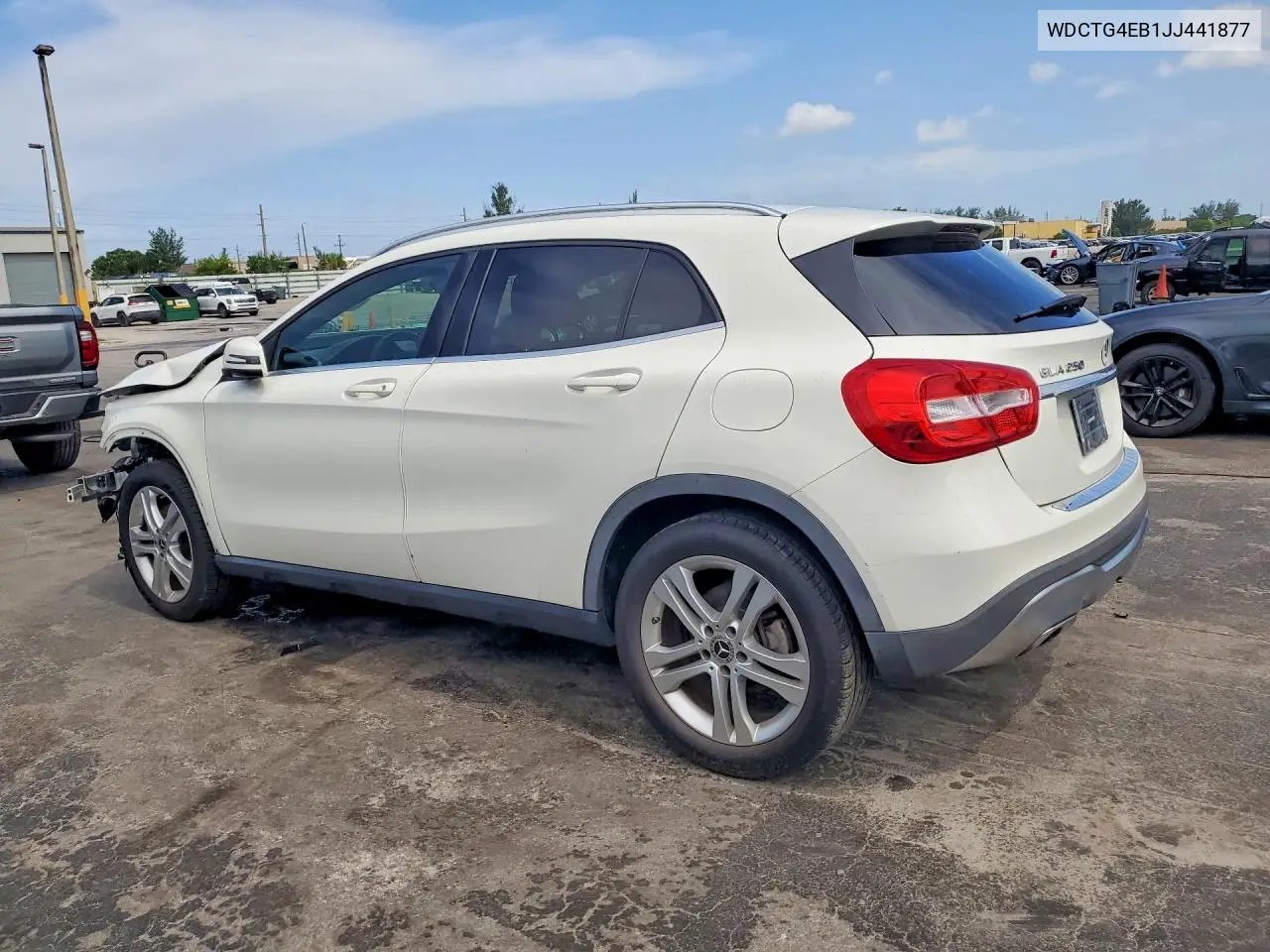 2018 Mercedes-Benz Gla 250 VIN: WDCTG4EB1JJ441877 Lot: 58505816