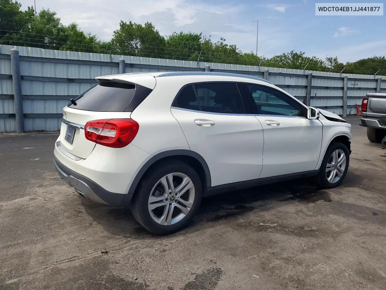 2018 Mercedes-Benz Gla 250 VIN: WDCTG4EB1JJ441877 Lot: 58505816