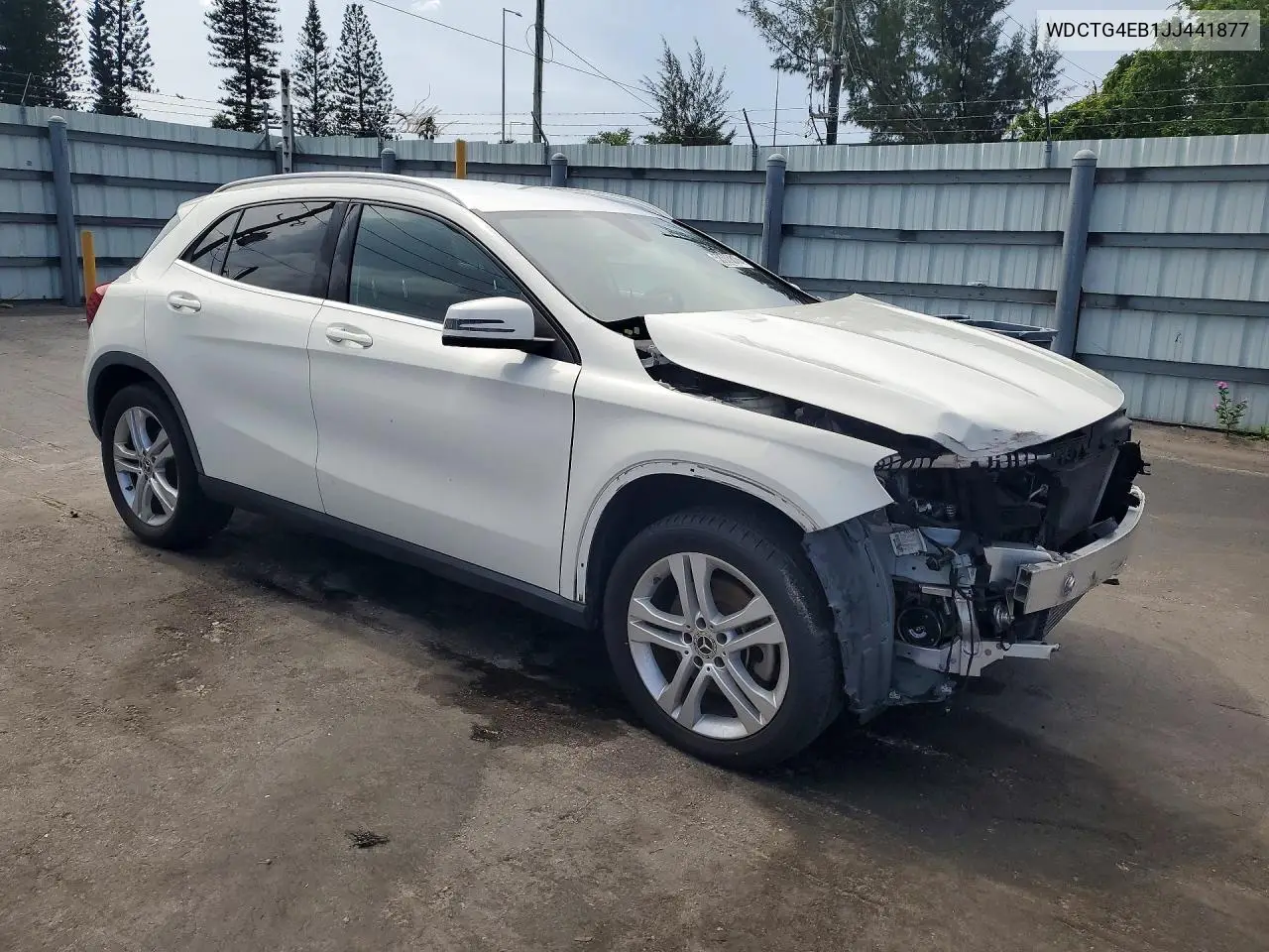 2018 Mercedes-Benz Gla 250 VIN: WDCTG4EB1JJ441877 Lot: 58505816