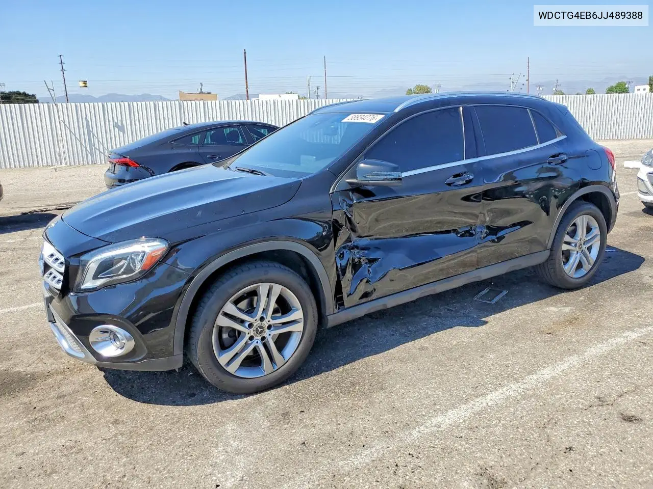 2018 Mercedes-Benz Gla 250 VIN: WDCTG4EB6JJ489388 Lot: 58934276