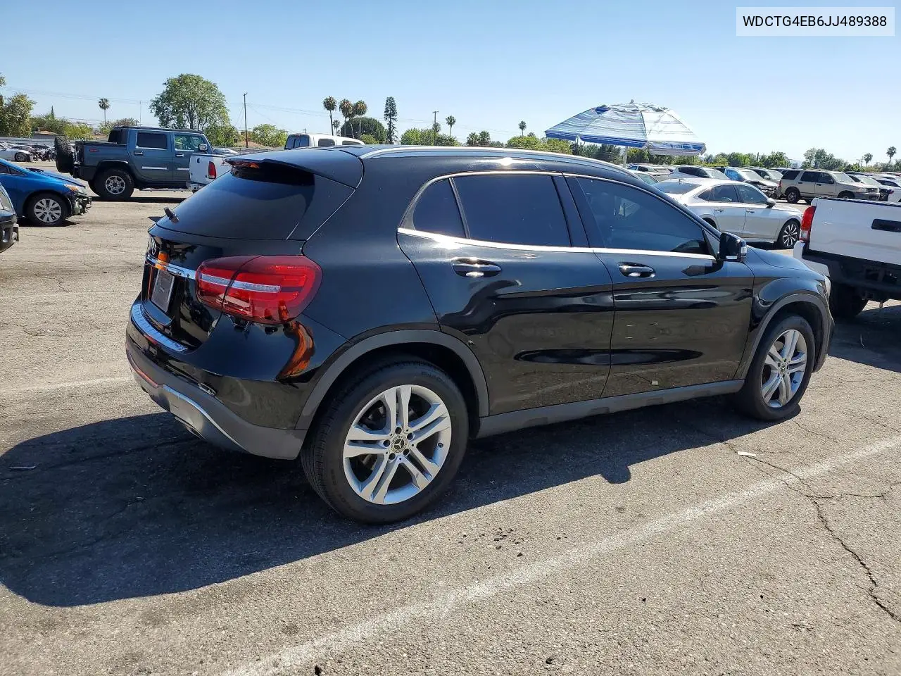 2018 Mercedes-Benz Gla 250 VIN: WDCTG4EB6JJ489388 Lot: 58934276