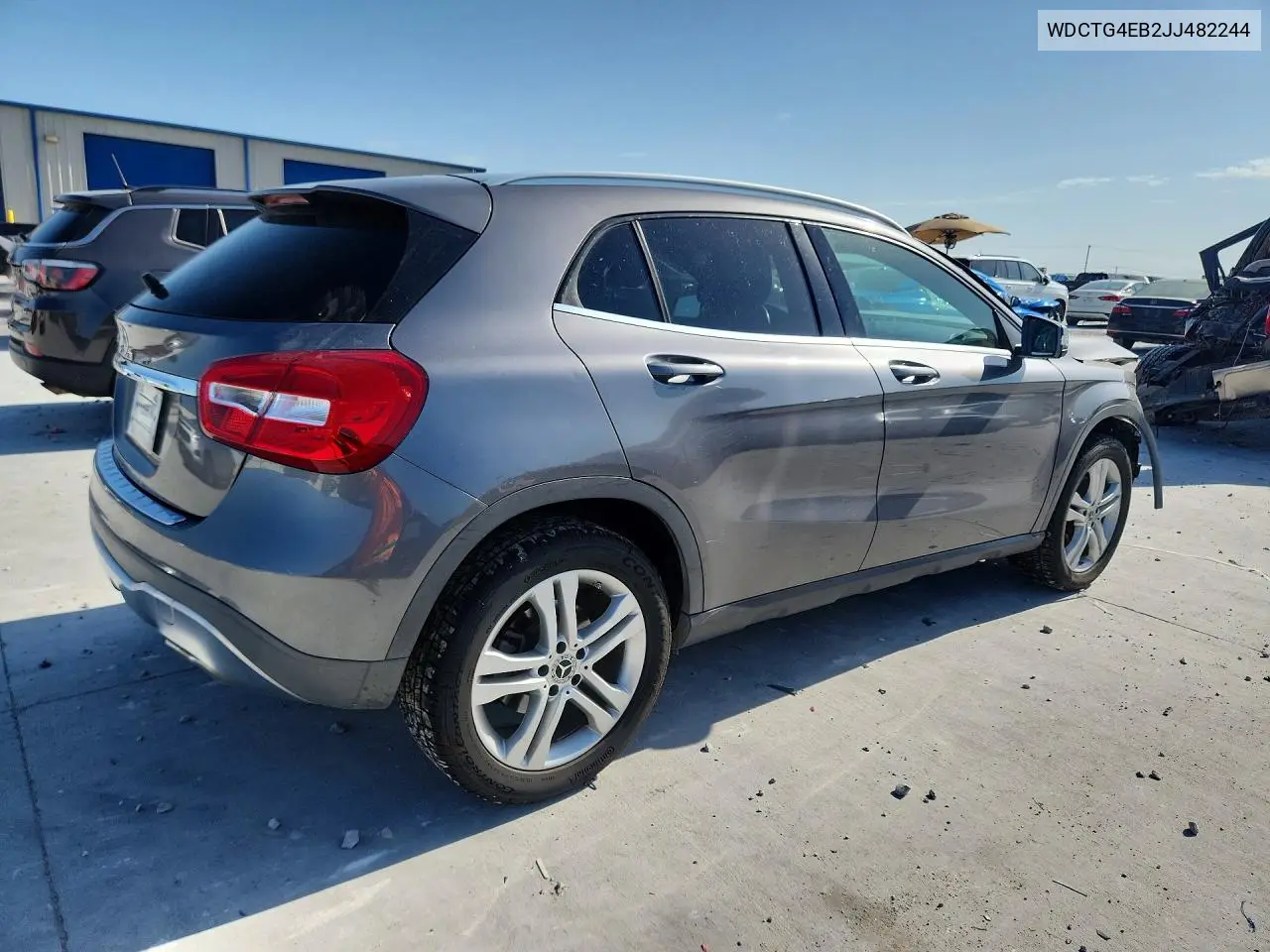 2018 Mercedes-Benz Gla 250 VIN: WDCTG4EB2JJ482244 Lot: 58944826