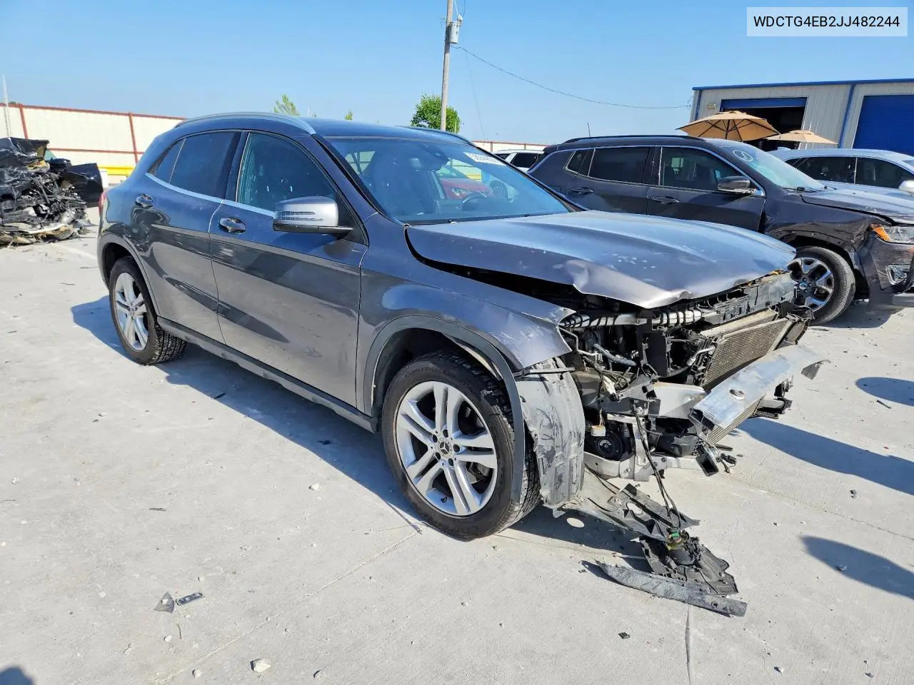 2018 Mercedes-Benz Gla 250 VIN: WDCTG4EB2JJ482244 Lot: 58944826